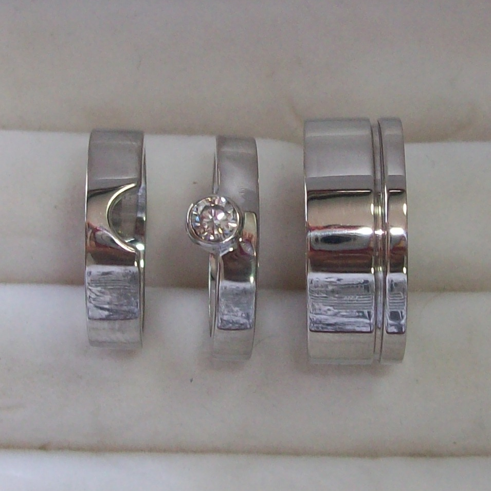 Argollas Oro Blanco